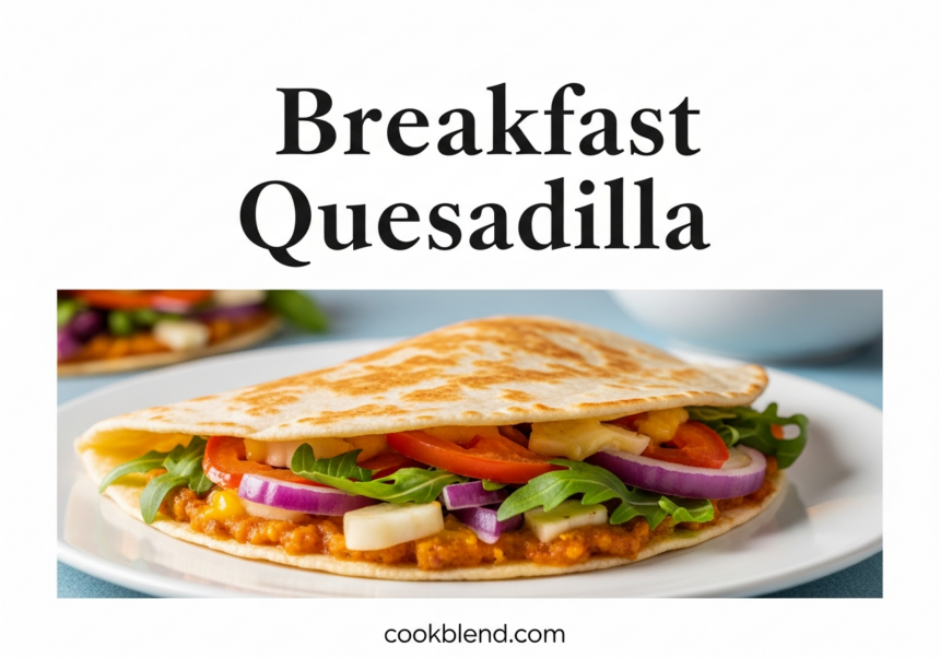 Breakfast Quesadilla