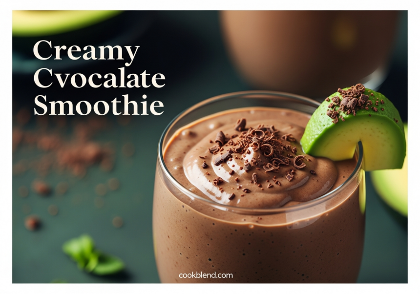 Creamy Avocado Chocolate Smoothie