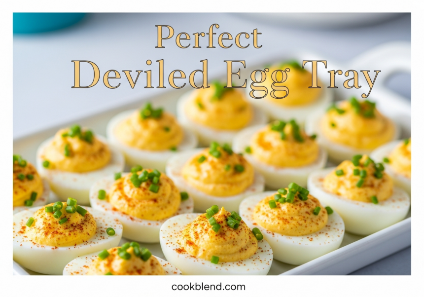 Perfect Deviled Egg Tray
