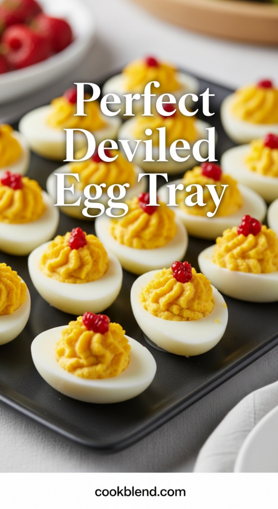 Perfect Deviled Egg Tray