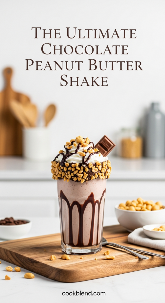 The Ultimate Chocolate Peanut Butter Shake