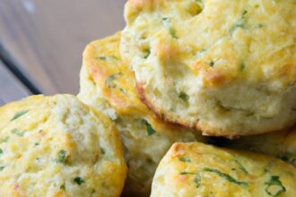 Fluffy Herbed Cottage Cheese Biscuits: A Savory Delight