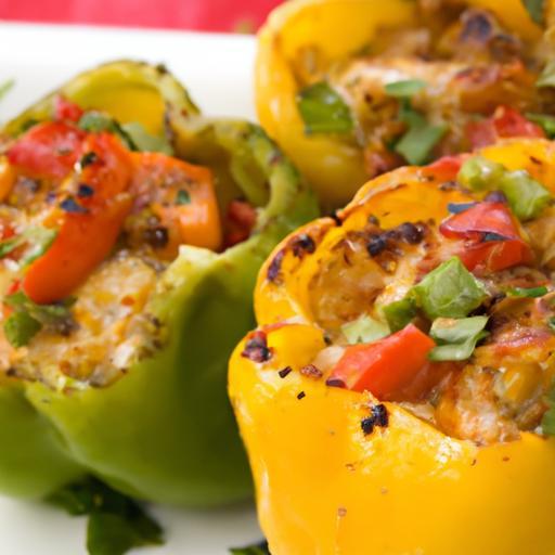 Flavor-Packed Chicken Stuffed Bell Peppers: A Tasty Twist