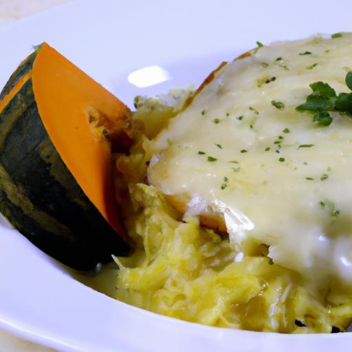 Creamy Alfredo Meets Spaghetti Squash: A Healthy Twist