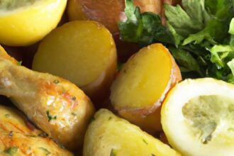 Zesty Greek Lemon Chicken & Potatoes: A Flavorful Feast