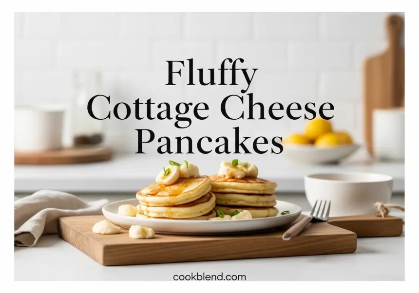Fluffy Cottage Cheese Pancakes