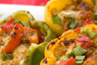 Flavor-Packed Chicken Stuffed Bell Peppers: A Tasty Twist