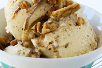 Creamy No-Sugar Peanut Butter Ice Cream: Guilt-Free Delight