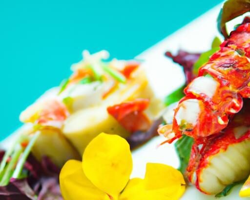 Lobster Tempura & Mango Roll: A Tropical Crunch Delight