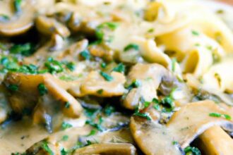 Savor the Creamy Delight of Vegan Mushroom Stroganoff