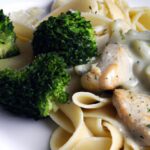 Creamy Chicken & Broccoli Fettuccine Alfredo Delight