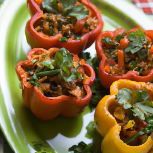 Flavor-Packed Stuffed Bell Peppers Without Rice: A Tasty Twist