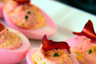 Perfectly Pink Deviled Eggs: A Vibrant Twist on a Classic
