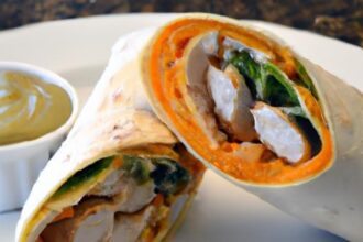 Spice Up Lunch with a Tangy Shredded Buffalo Chicken Wrap
