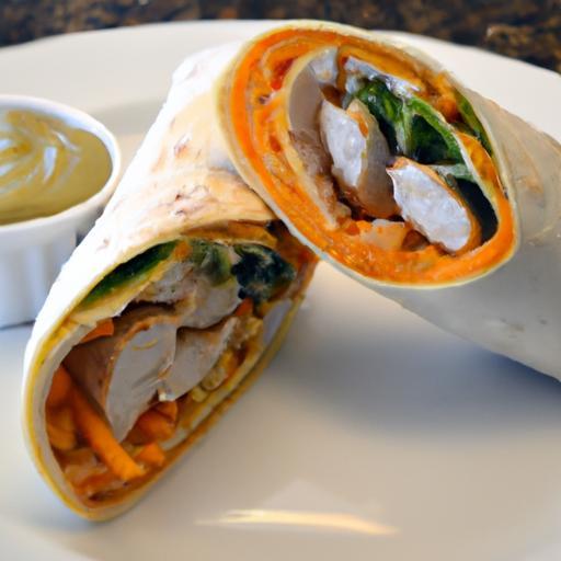 Spice Up Lunch with a Tangy Shredded Buffalo Chicken Wrap