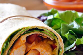 Quick & Easy Buffalo Chicken Wrap: Perfect Lunch Idea!