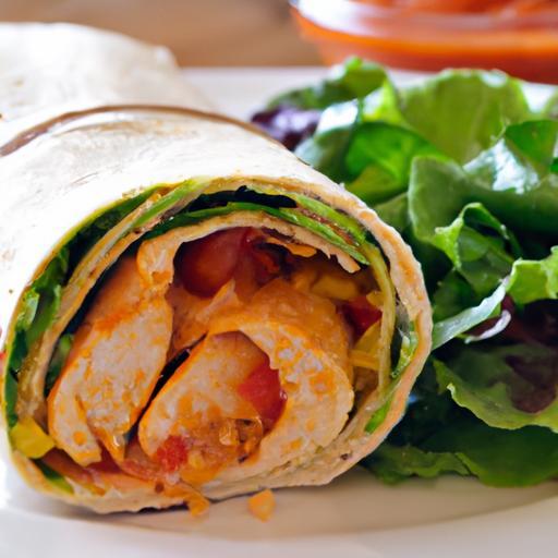 Quick & Easy Buffalo Chicken Wrap: Perfect Lunch Idea!