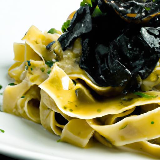Ink-Black Elegance: ​Discover tagliatelle al⁣ Nero di Seppia