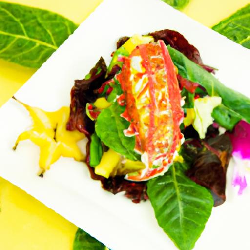 Lobster Tempura & Mango Roll: A Tropical⁢ Crunch ⁣Delight