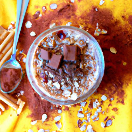 Power Up Mornings: Chocolate Protein Overnight Oats Delight