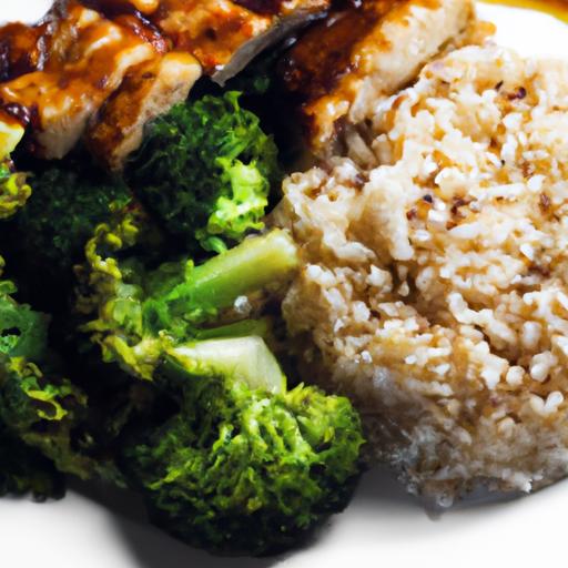 Flavorful Teriyaki Chicken with Brown Rice and Broccoli Delight