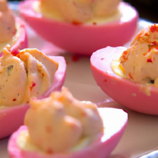 Perfectly Pink Deviled Eggs: A Vibrant Twist on a Classic