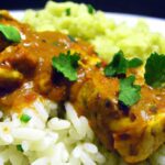 Savor the Flavors: Authentic Indian Butter Chicken & Rice Delight