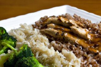 Flavorful Teriyaki Chicken with Brown Rice and Broccoli Delight