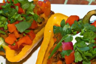 Taco-Stuffed Bell Peppers: A Flavor-Packed Twist on Dinner