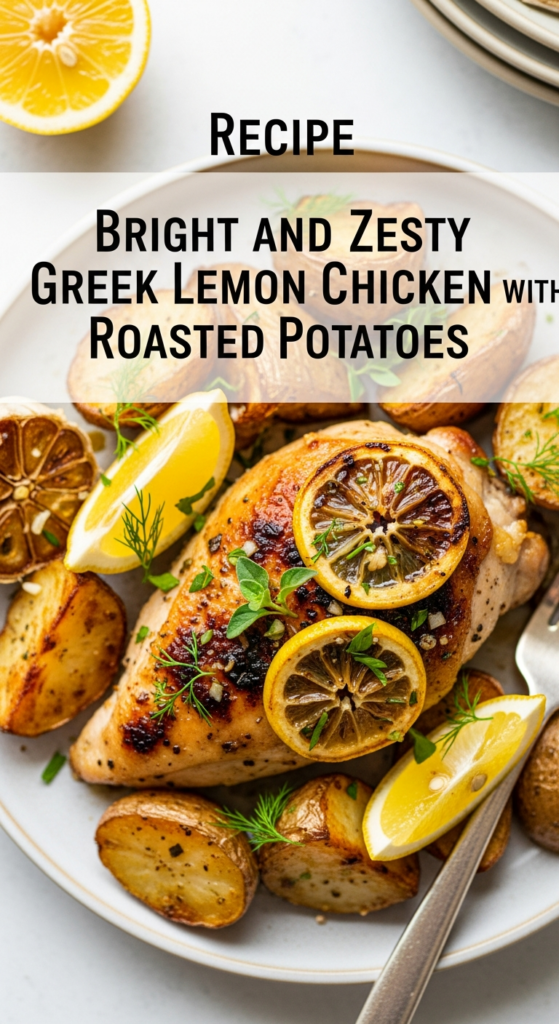 Bright and Zesty Greek Lemon Chicken with Roasted Potatoes