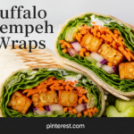 Buffalo Tempeh Wraps