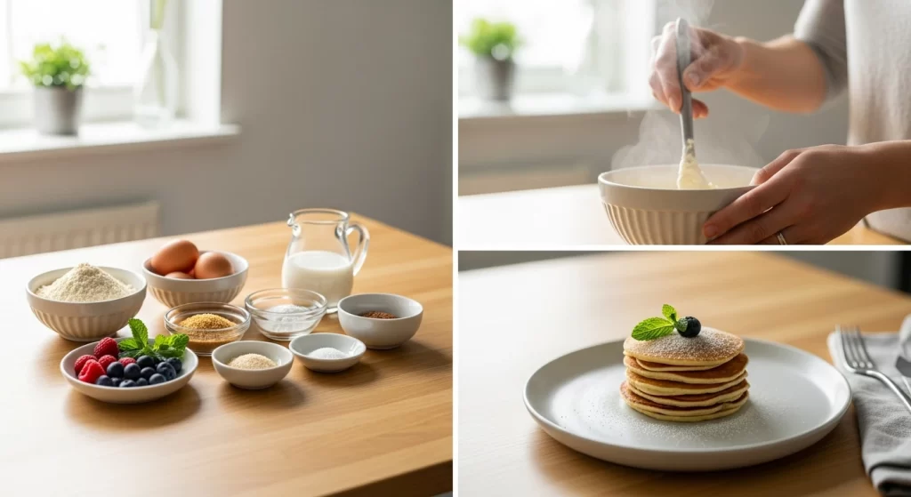 Easy Keto Almond Flour Pancakes Recipe