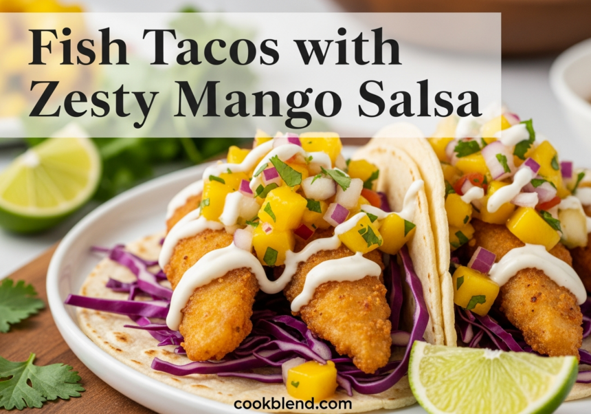 Fish Tacos with Zesty Mango Salsa