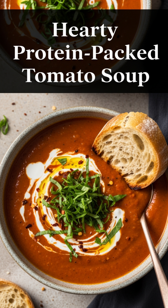 Hearty Protein-Packed Tomato Soup