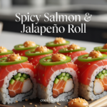 spicy salmon and jalapeno roll