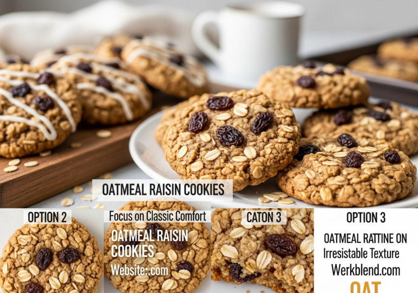Oatmeal Raisin Cookies