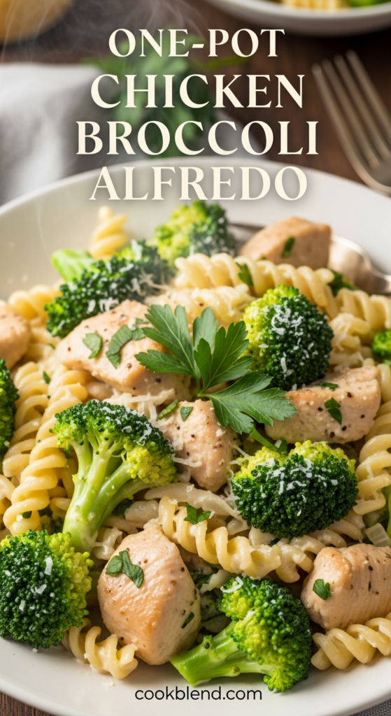 One-Pot Chicken Broccoli Alfredo