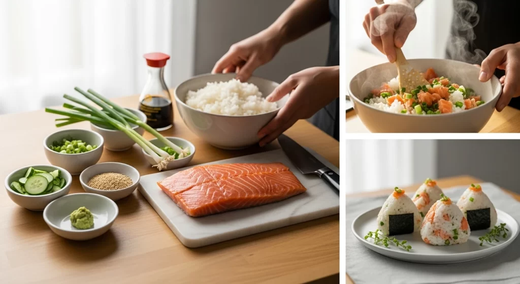 Smoked-Salmon-Onigiri