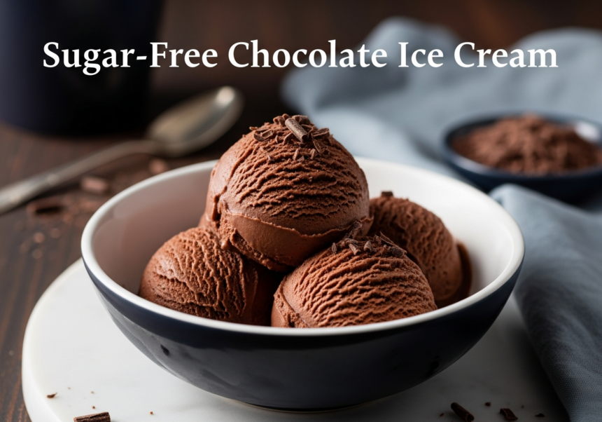 Sugar-Free Chocolate Ice Cream
