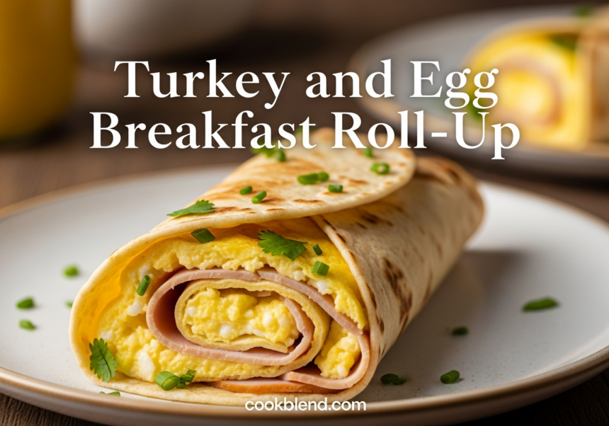 Turkey and Egg Breakfast Roll-Up