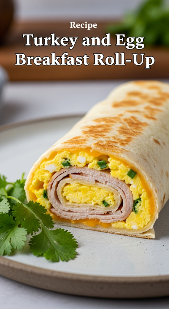 Turkey and Egg Breakfast Roll-Up