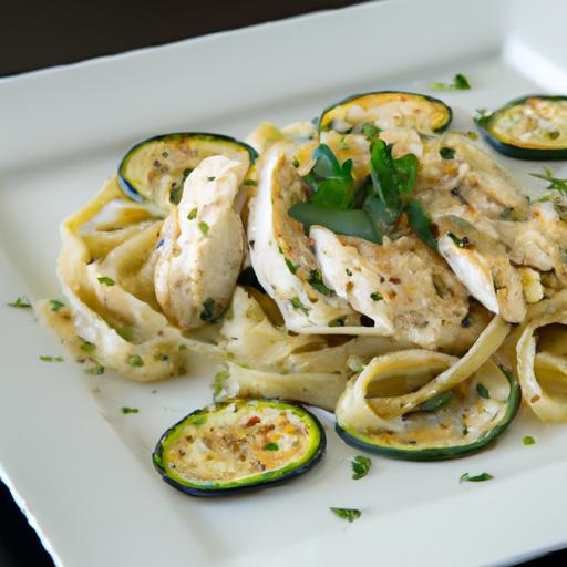 Garlic Butter Chicken with Zucchini noodles: A Flavorful twist