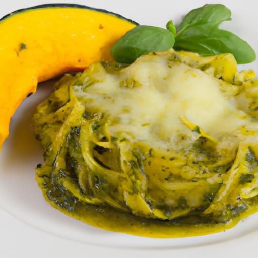 Twist on Tradition: Spaghetti Squash with Vibrant Pesto