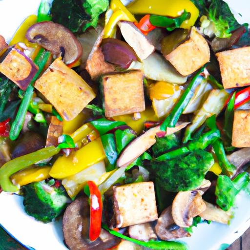 Vibrant Vegetable Stir-Fry with Tofu: A Flavorful Feast