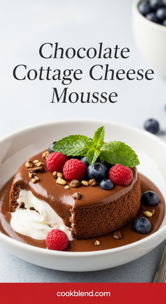 Chocolate Cottage Cheese Mousse