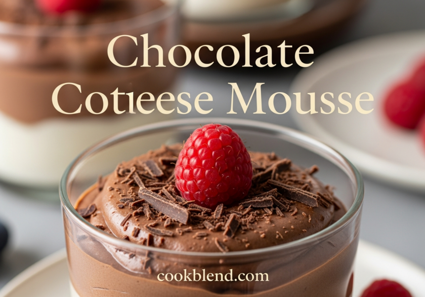 Chocolate Cottage Cheese Mousse