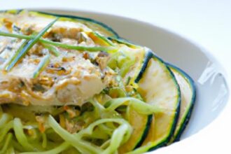 Garlic Butter Chicken with Zucchini Noodles: A Flavorful Twist