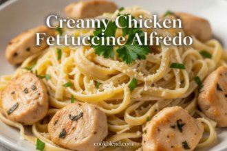 Creamy Chicken Fettuccine Alfredo