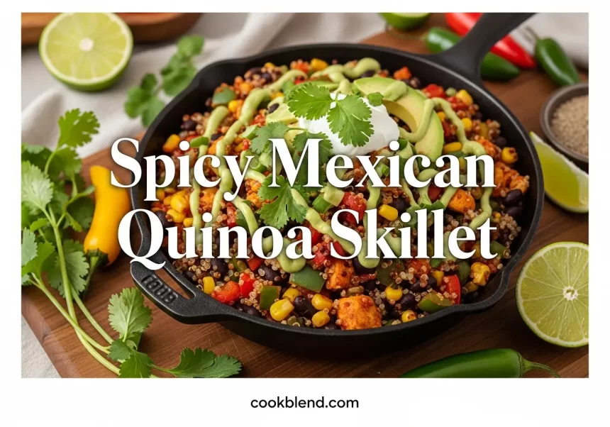 Spicy Mexican Quinoa Skillet