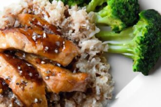 Flavor-Packed Teriyaki Chicken with Brown Rice & Broccoli